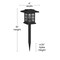 Flash Furniture Lantern Style LED Solar Lights, Black, PK 8 DN-SL106-8-BK-GG - alternate 4